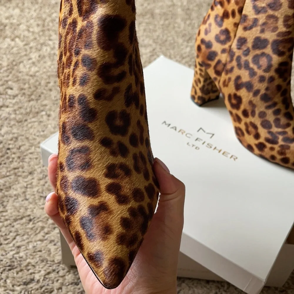 Marc Fisher LTF Ulanily Calf Hair Boot 8.5 - Picture 7 of 8